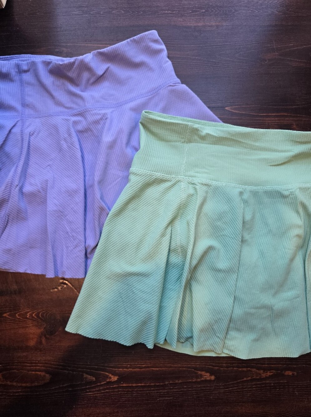 Old Navy Powersoft Go-Dry Athletic Skorts Lot of 2 Mint Green & Periwinkle -
